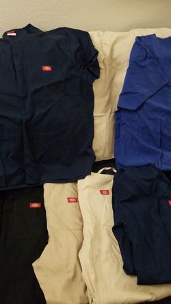 Used batch of Dickies scrubs