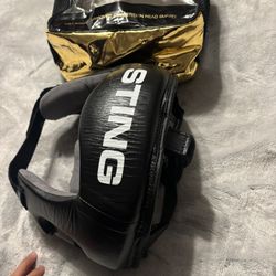 Black sting head gear