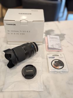Tamron  18-300mm f/3.5-6.3 Di III-A VC VXD Lens for Sony E-Mount - Black