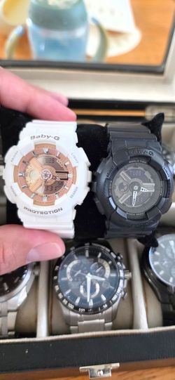 CASIO BABY-G 5338 BA-110 Water Resistant 10bar Stainless Steel Round