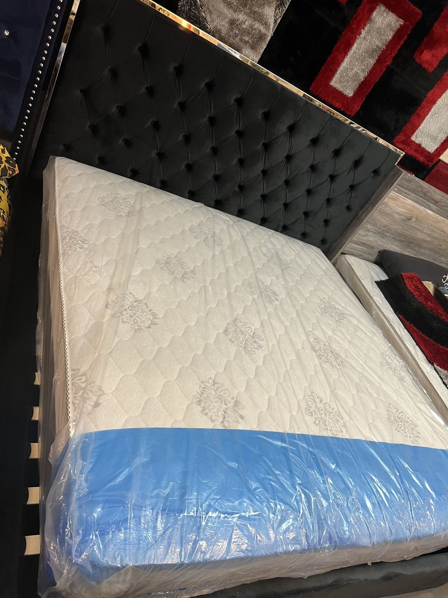 Black King Bed Frame Only