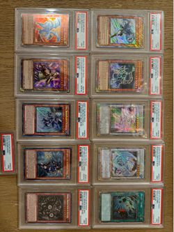 Yu Gi Oh PSA GEM Mint Slabs!!! Yugioh