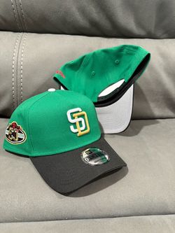 MLB new era San Diego padres green black brim brim 50th anniversary patch 9forty a frame SnapBack hats