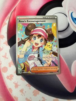Pokémon Rosa's Encouragement Trainer Card 123/088