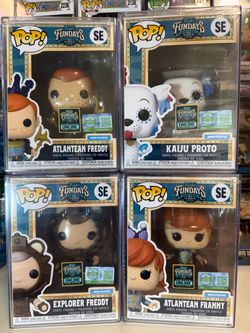 Funko Pop Fundays Mascots Maiju Proto - Explorer Freddy - Atlantean Freddy & Franny -