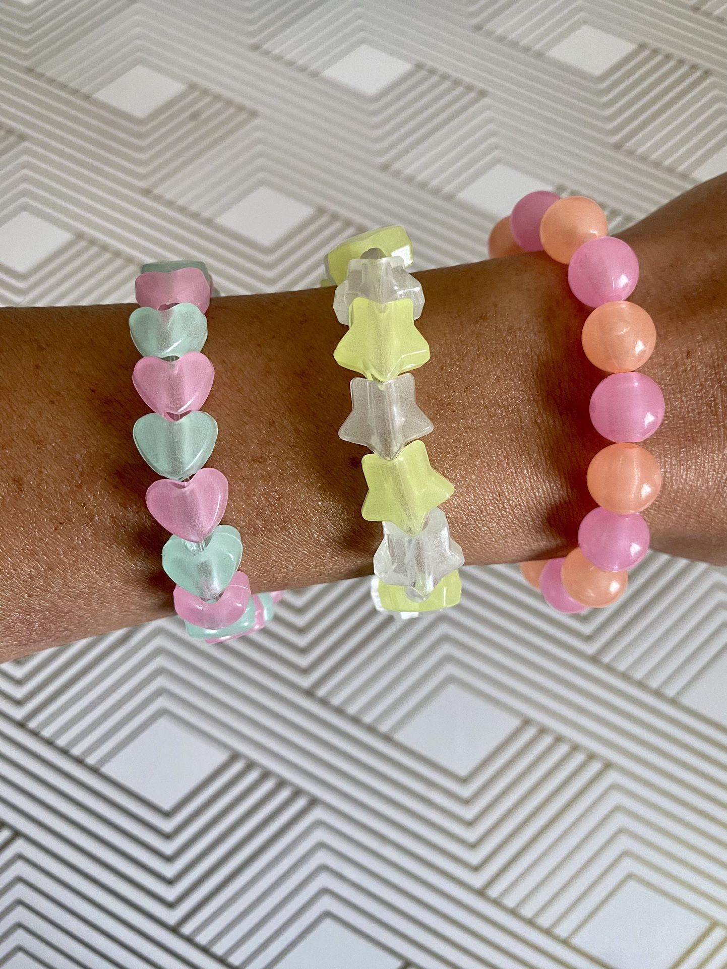 Cute Heishi Clay Bead Bracelets