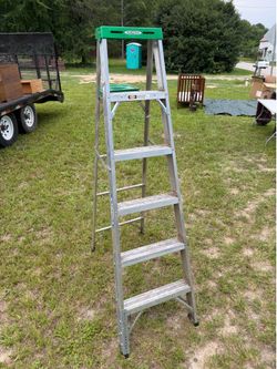 Aluminum Werner Step Ladder