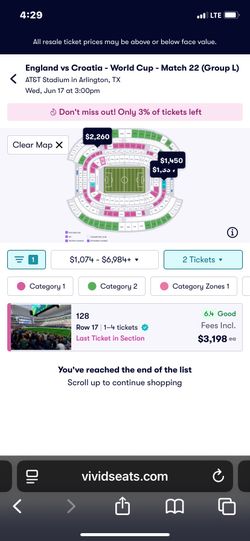 World Cup tickets
