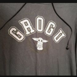 Star Wars Mandolorian Grogu Hoodie Large Womens Hoody