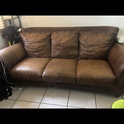 Sofa real leather 