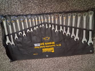 22 pc. Pittsburgh wrench set