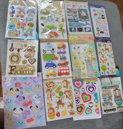 ☆☆☆84 ind. Packs of STICKERS/CRAFT/PARTY FAVORS--7 Different Lots