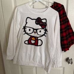 Sanrio Hello Kitty Sweater And Skirt Set Size 14-16