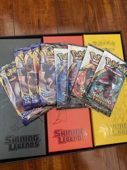 Pokemon Shining Legends Premium Box With Collection of Cards for Sale in  Tampa, FL - OfferUp