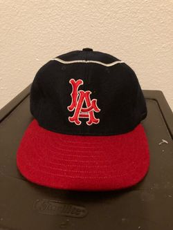 Los Angeles Angels Ebbets Field Flannels x Mitchell and Ness Strapback Hat