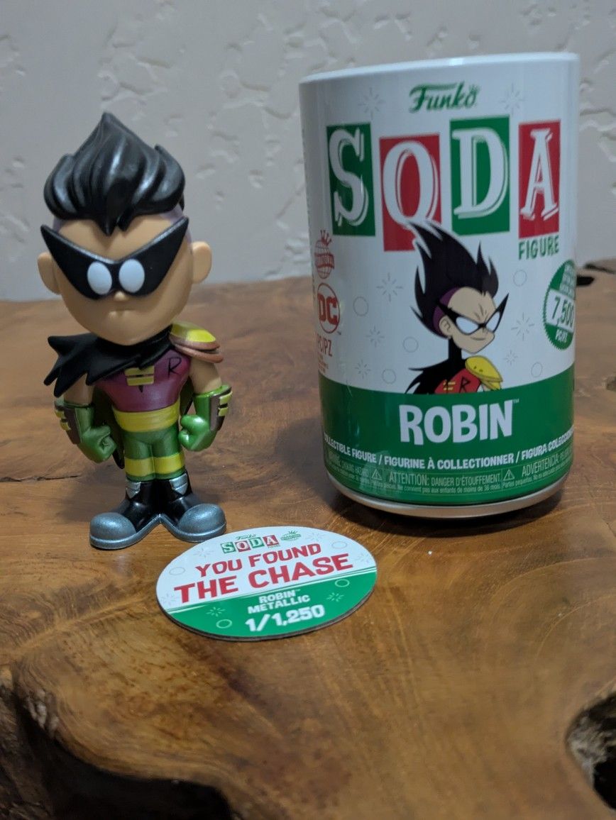 Funko Soda Robin – Metallic Chase (1/1,250) w/ Pog