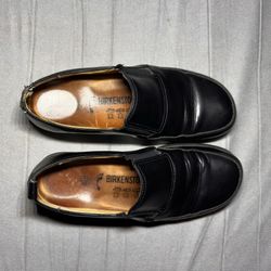 Birkenstock Black Leather Loafers Women’s 7