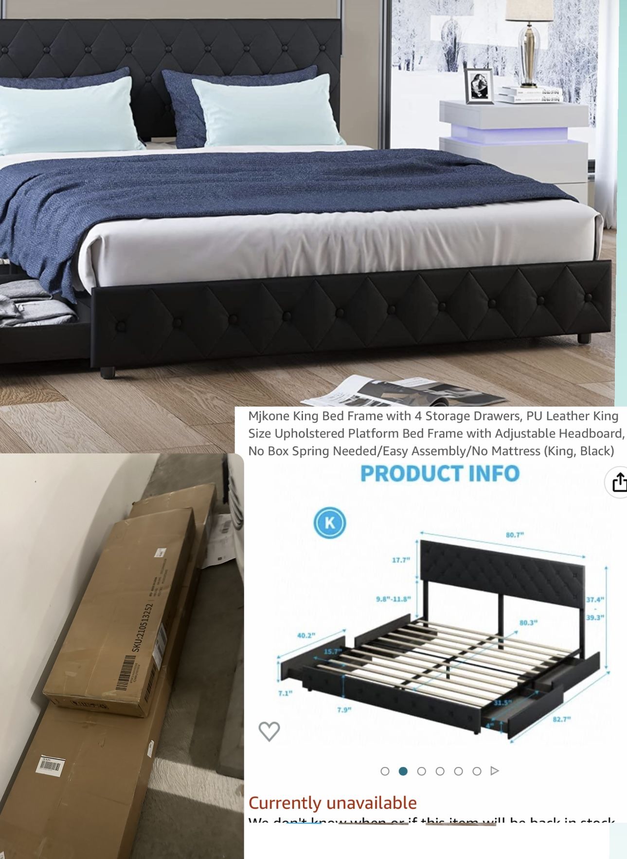 new bed box for sale