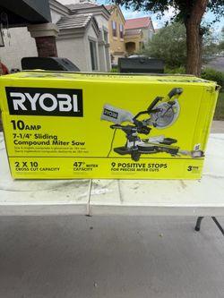 Ryobi 10 Amp 7-1/4" Sliding Compound Miter Saw