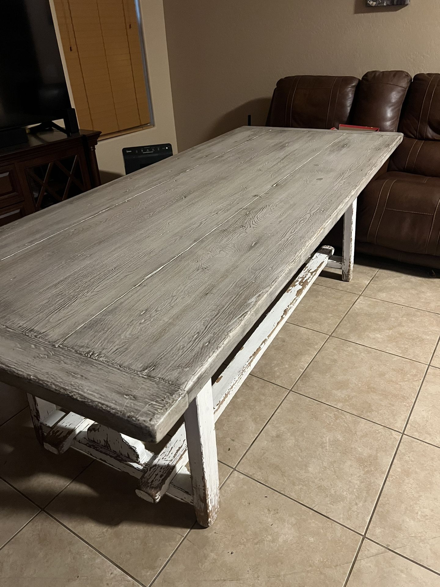 8ft Kitchen Table And Bench 