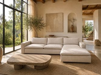 Restoration Hardware Dupe Cloud Sectional Sofa Couch (Like New)