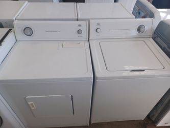 Roper Top load white washer/electric dryer for sale