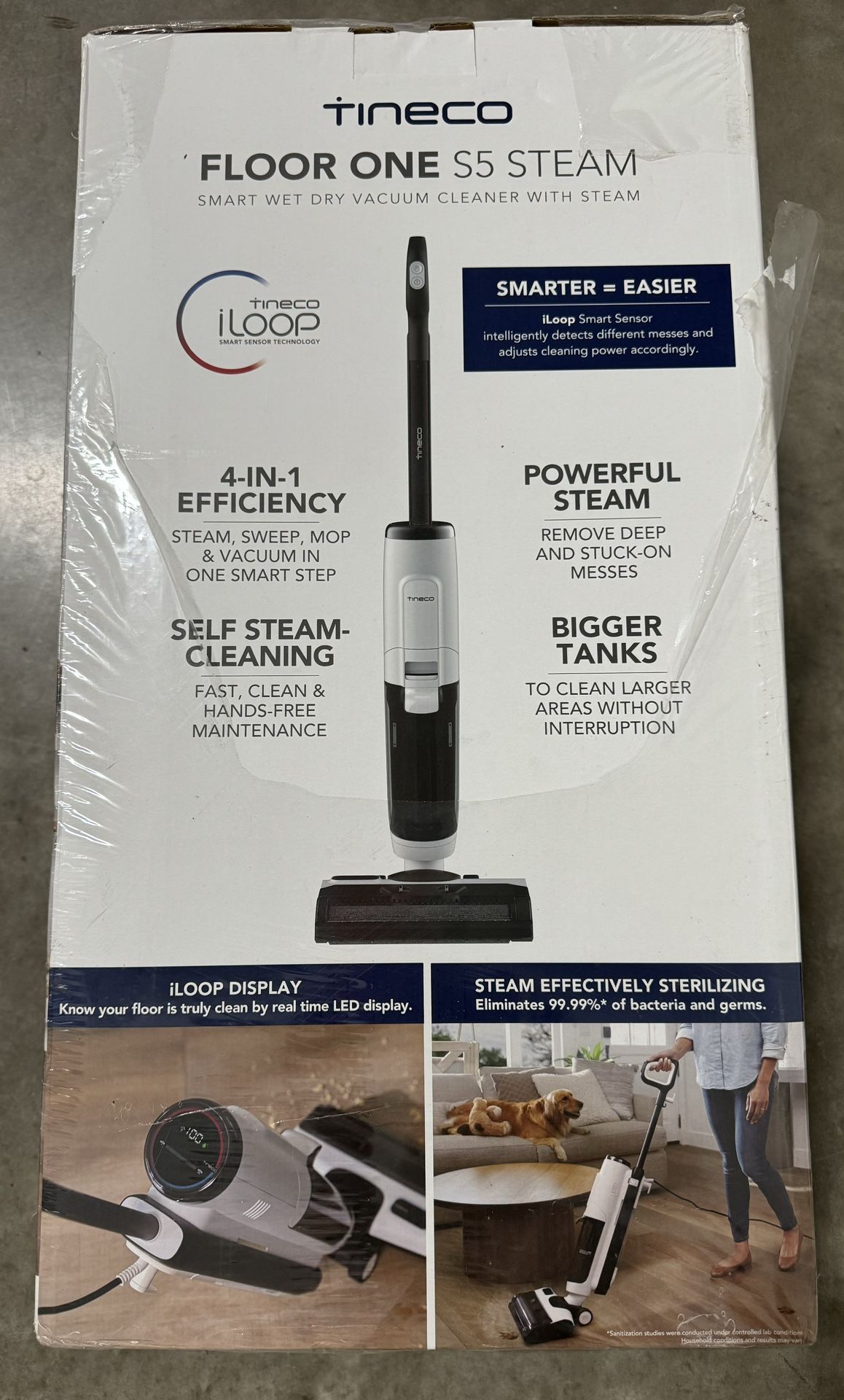 Tineco FLOOR ONE S5 Steam Cleaner Wet Dry Vacuum All-in-one