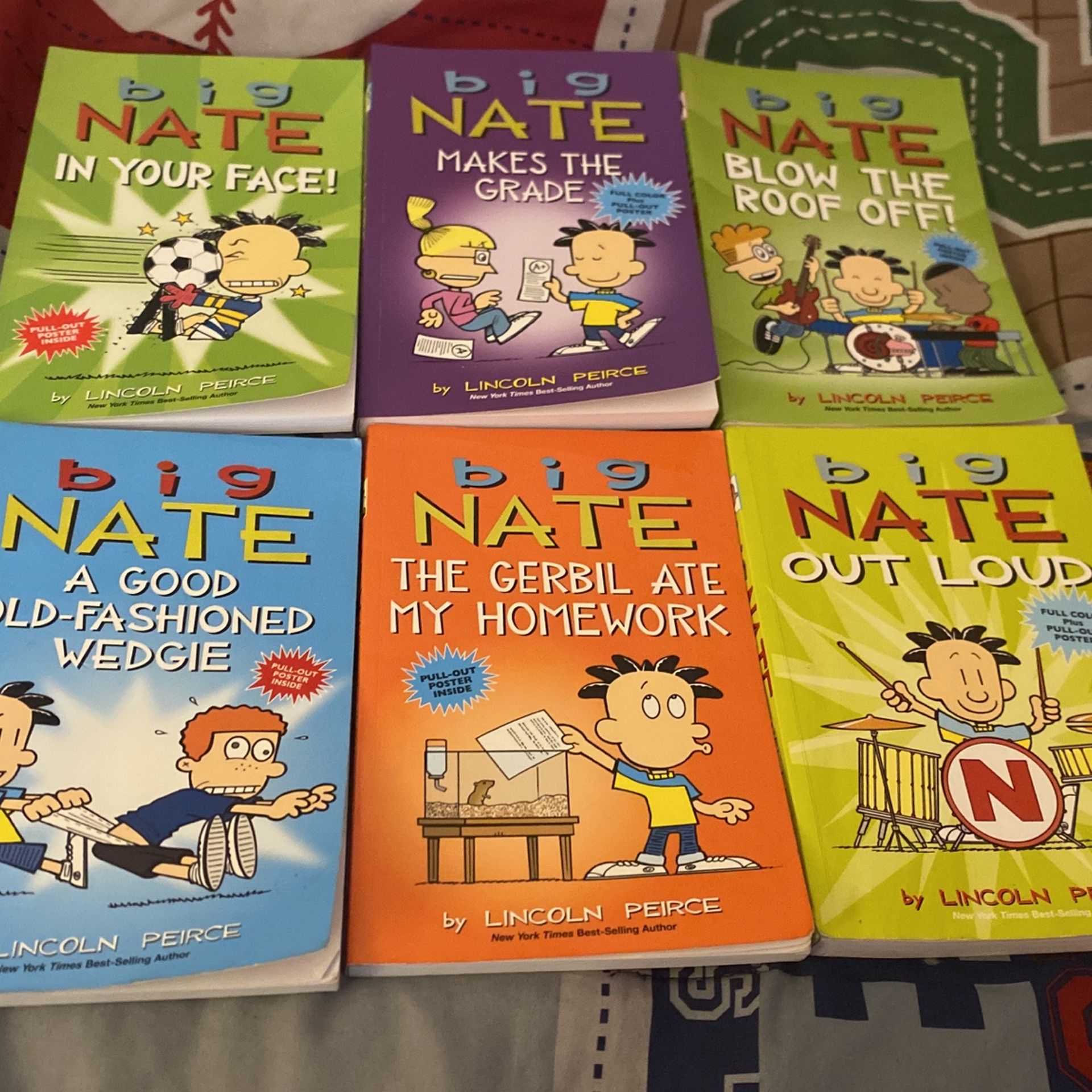 6 Big Nate Series Books ( Price Adjustable)