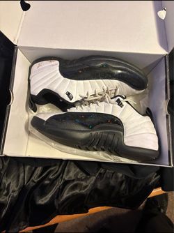 Air Jordan 12 Retro White Black Sneakers
