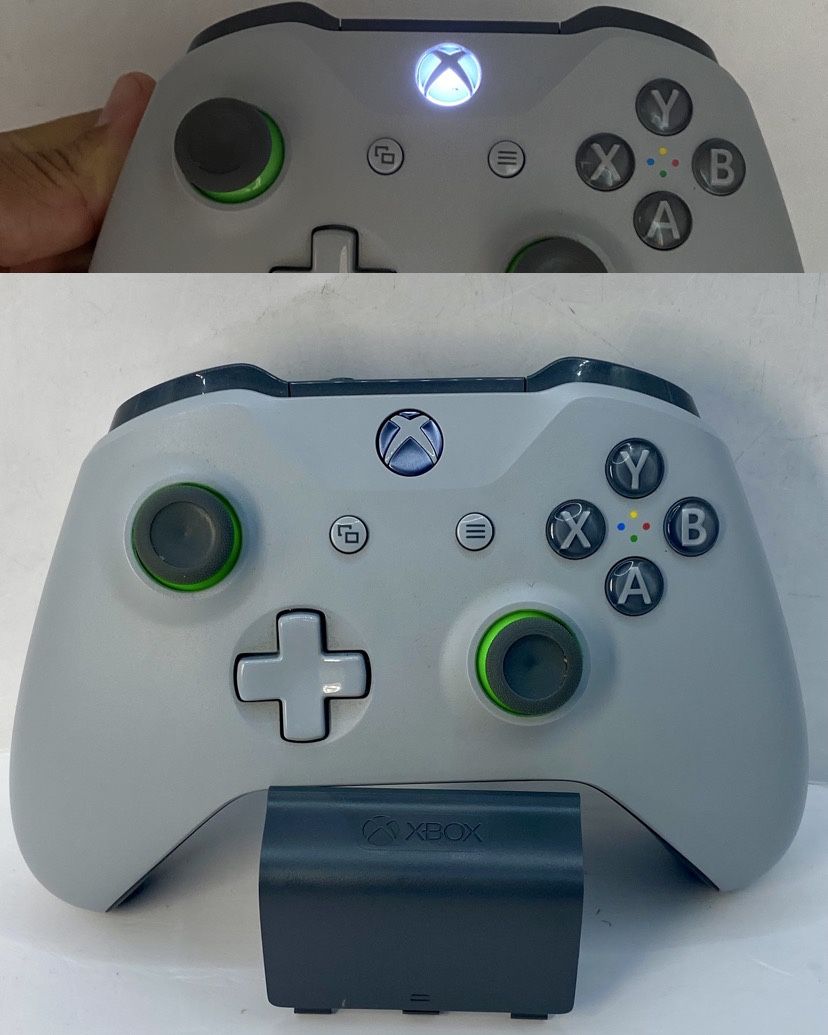 Microsoft Xbox Wireless Controller – Grey/Green Tested OEM Authentic XB1 Series