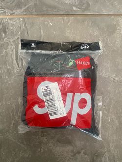 Black & White Supreme socks 6-12