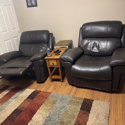 Power Leather Recliners