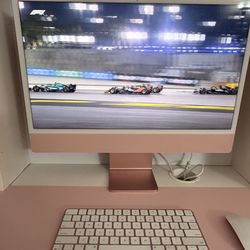 Pink 2021 iMac 24-inch