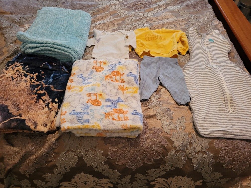 Baby Blankets And Clothes New Born Size