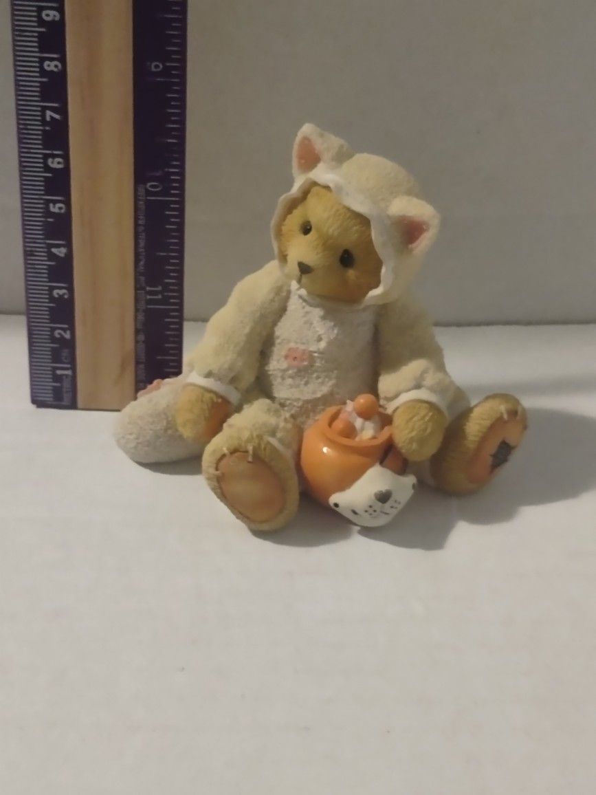 Vintage 1996 Cherished Teddies Tabitha Youre the Cats Meow