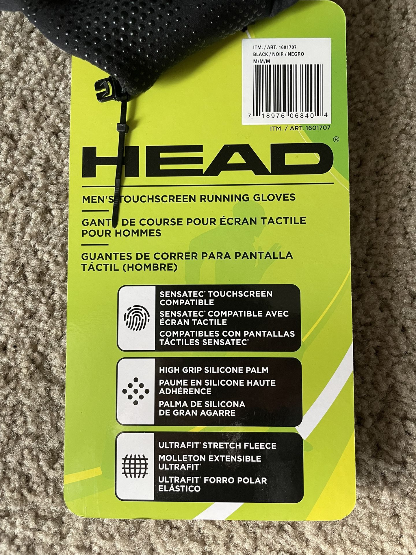 Head Men’s Touchscreen Running Gloves