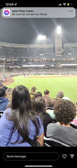 Padres Diamondbacks 8/17 Game Section 133 And Section 127