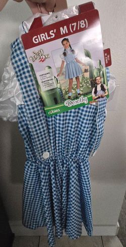 Kids Wizard of Oz Dorothy Costume Size 7/8