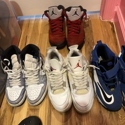 4 Pairs Jordan’s Size 9