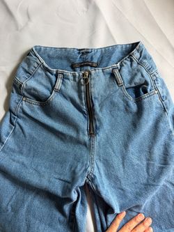 Zara TRF Denim Blue Jeans Small
