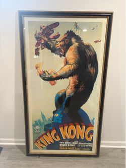 King Kong framed art