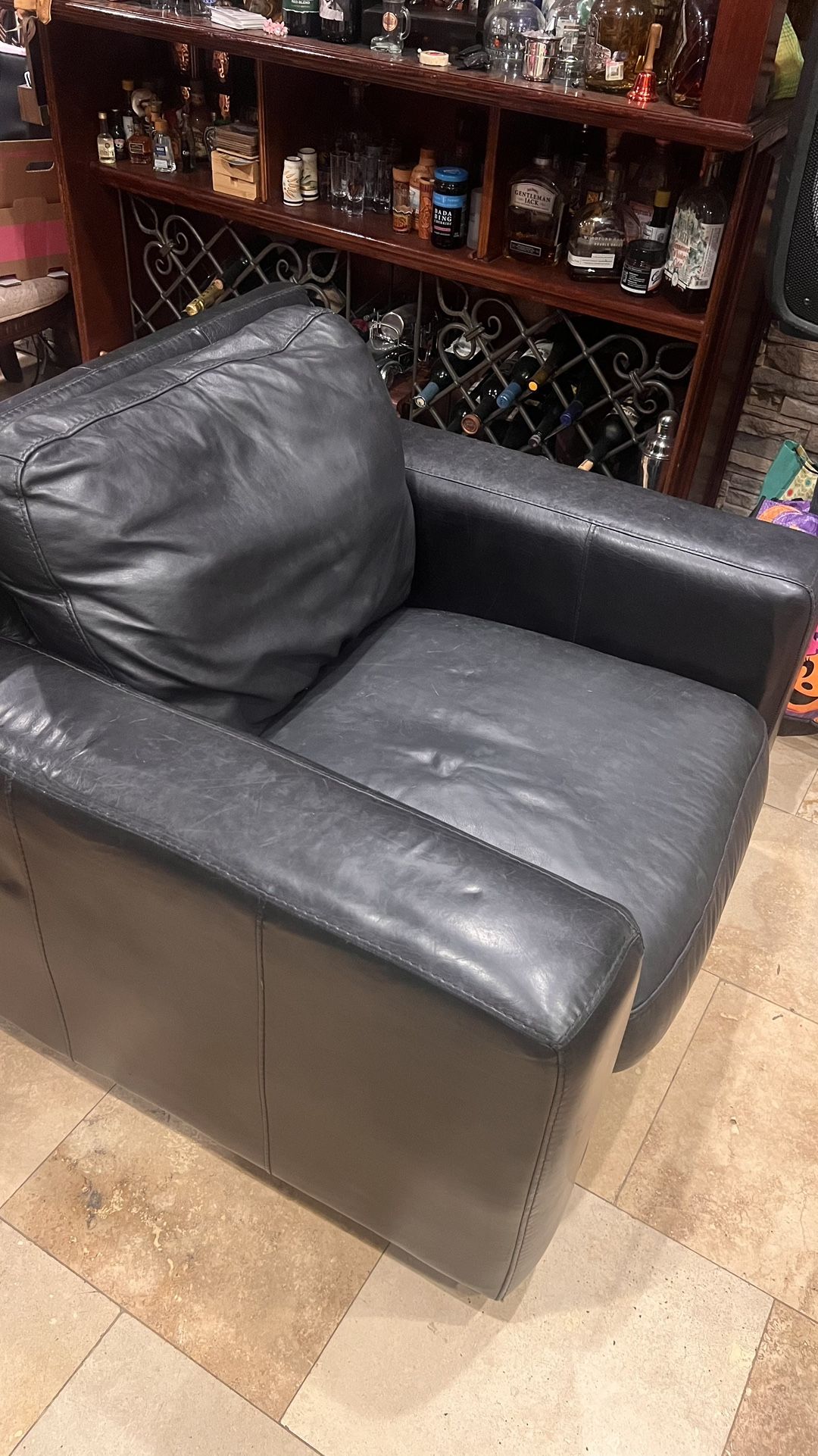 Leather Single Couch