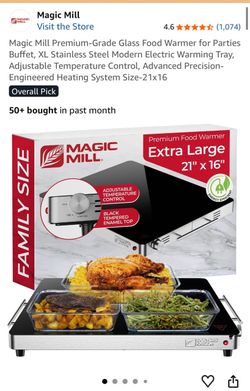 Magic Mill XL Electric Food Warming Tray 21x16
