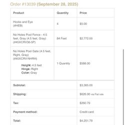 No Hole Or Drill Pool Fence Brand New 