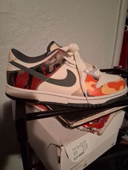Nike Dunk Low SE GS 'sail multi camo'