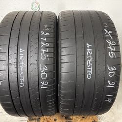 2 Tires 275 35 21 Pirelli P Zero Pz4 