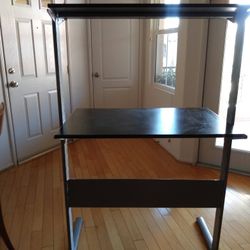 Ikea Workstation Adjustable Height With Shelf 