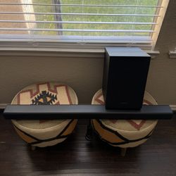 Insignia Soundbar And Subwoofer 