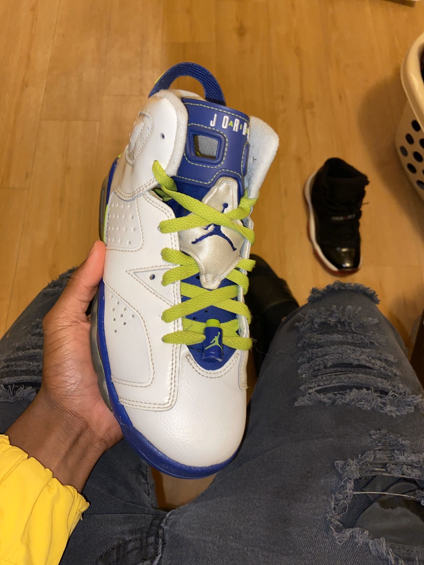 Jordan Fierce green 6s