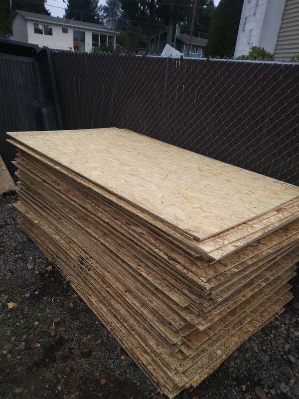 Plywood osb 3/8 for Sale in Renton, WA OfferUp